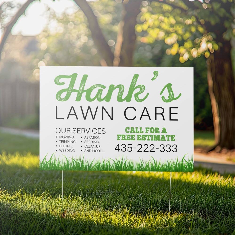 Yard sign