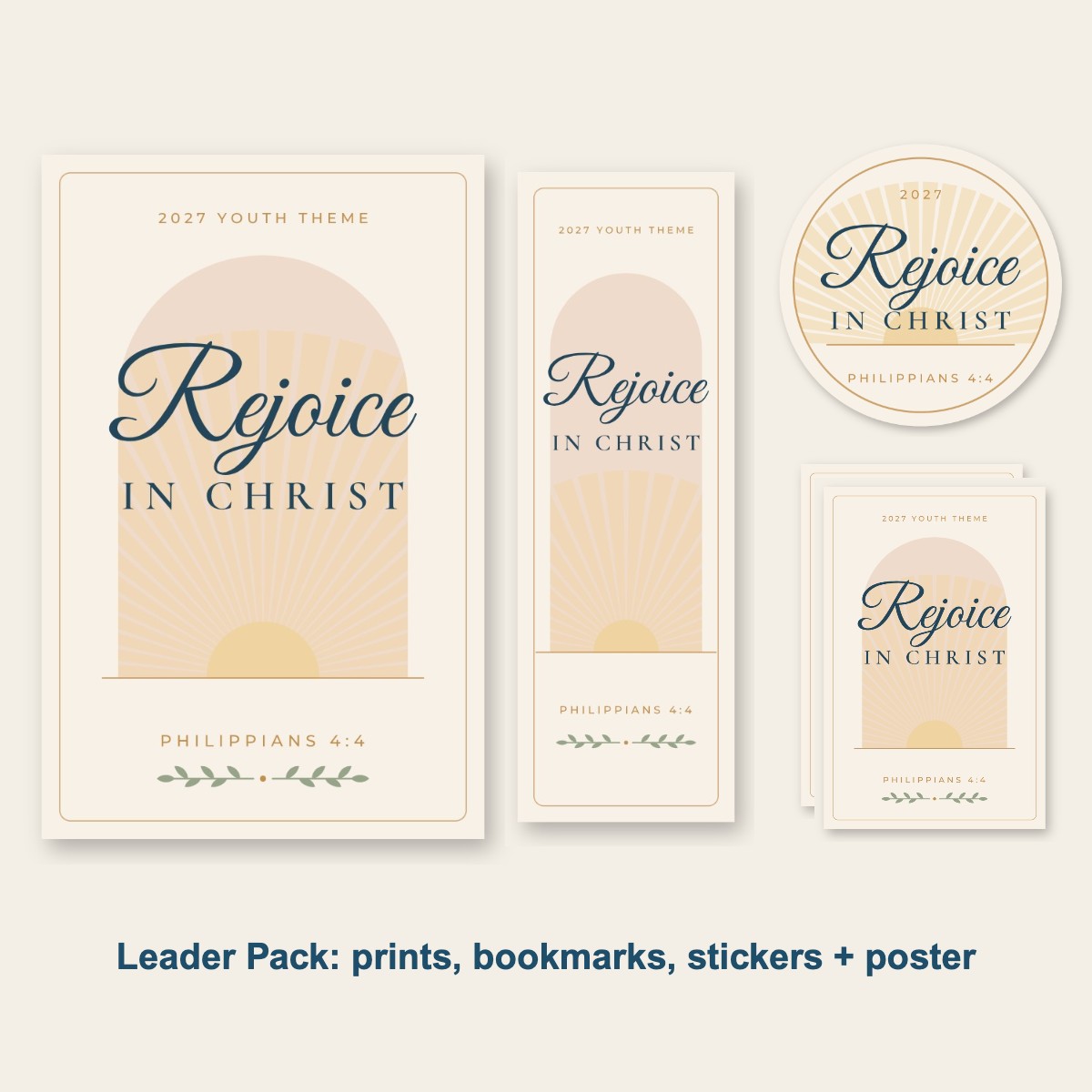 2027 Youth Theme Leader Pack – Rejoice in Christ