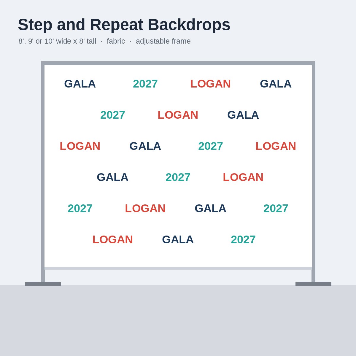 Step and Repeat Backdrops
