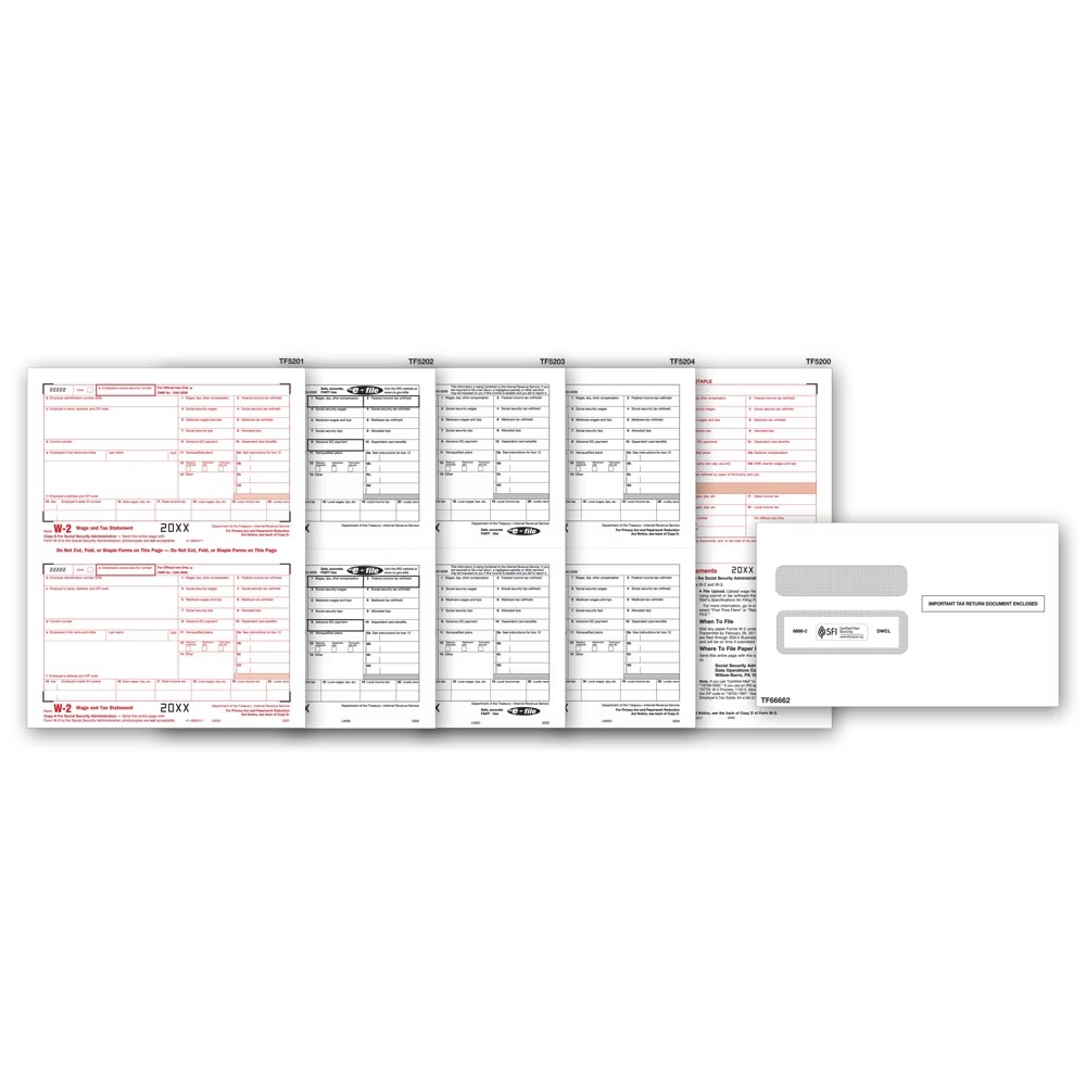 W-2 Tax Forms