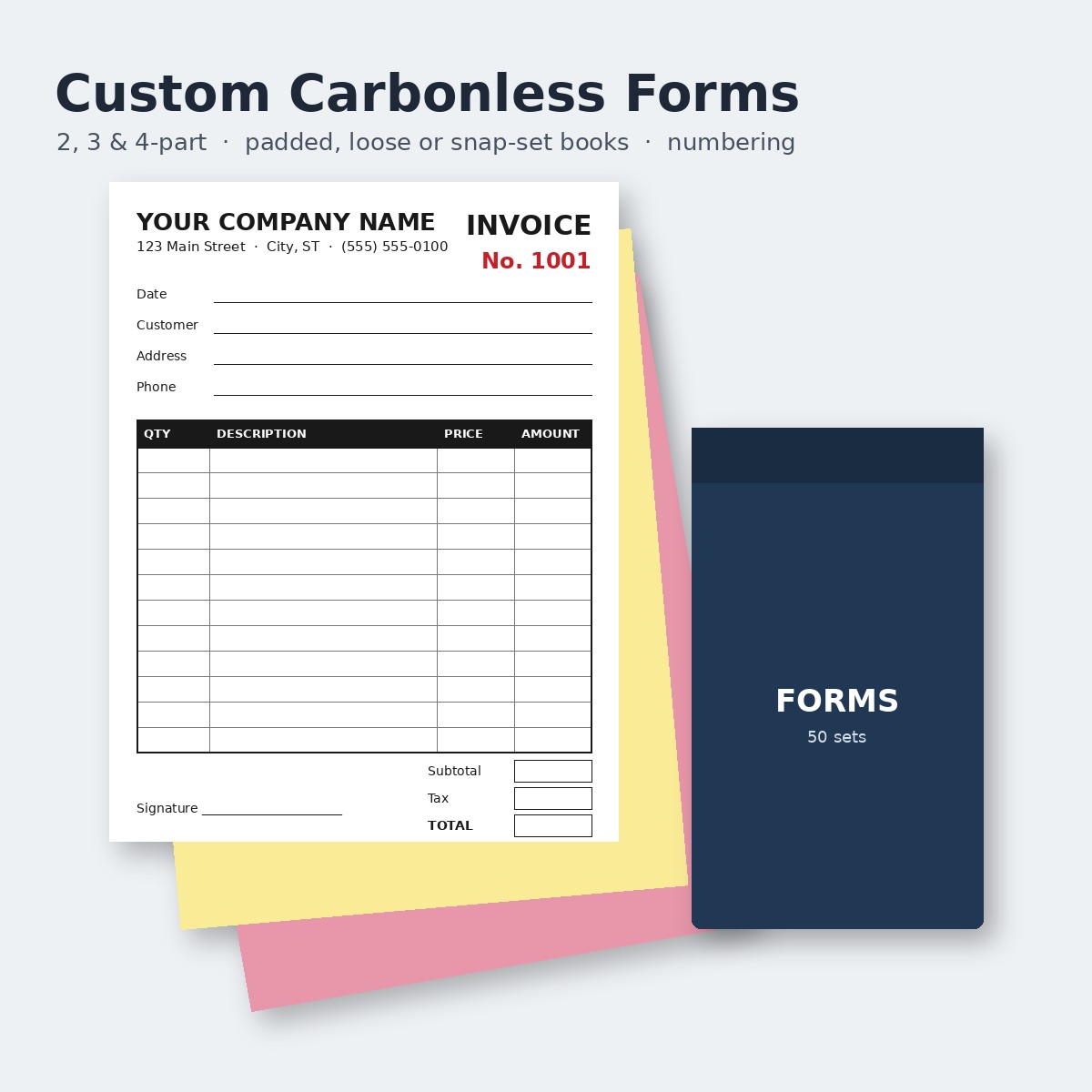 Custom Carbonless Forms