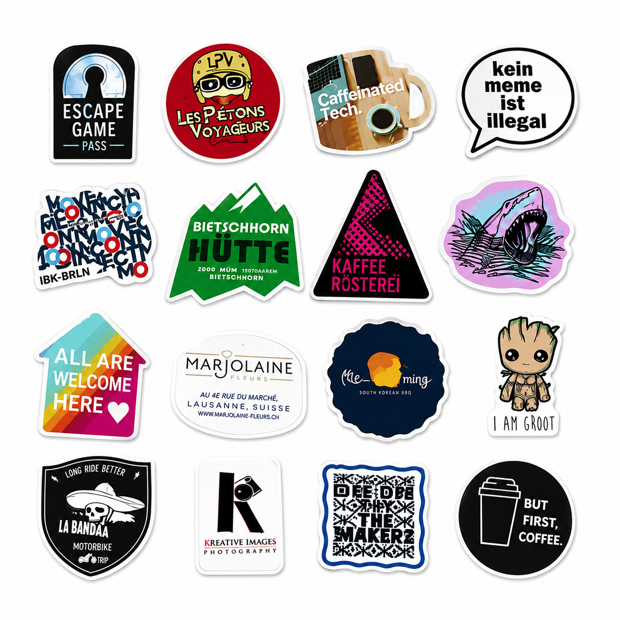 Kiss-Cut Digital Labels (Custom Shape)
