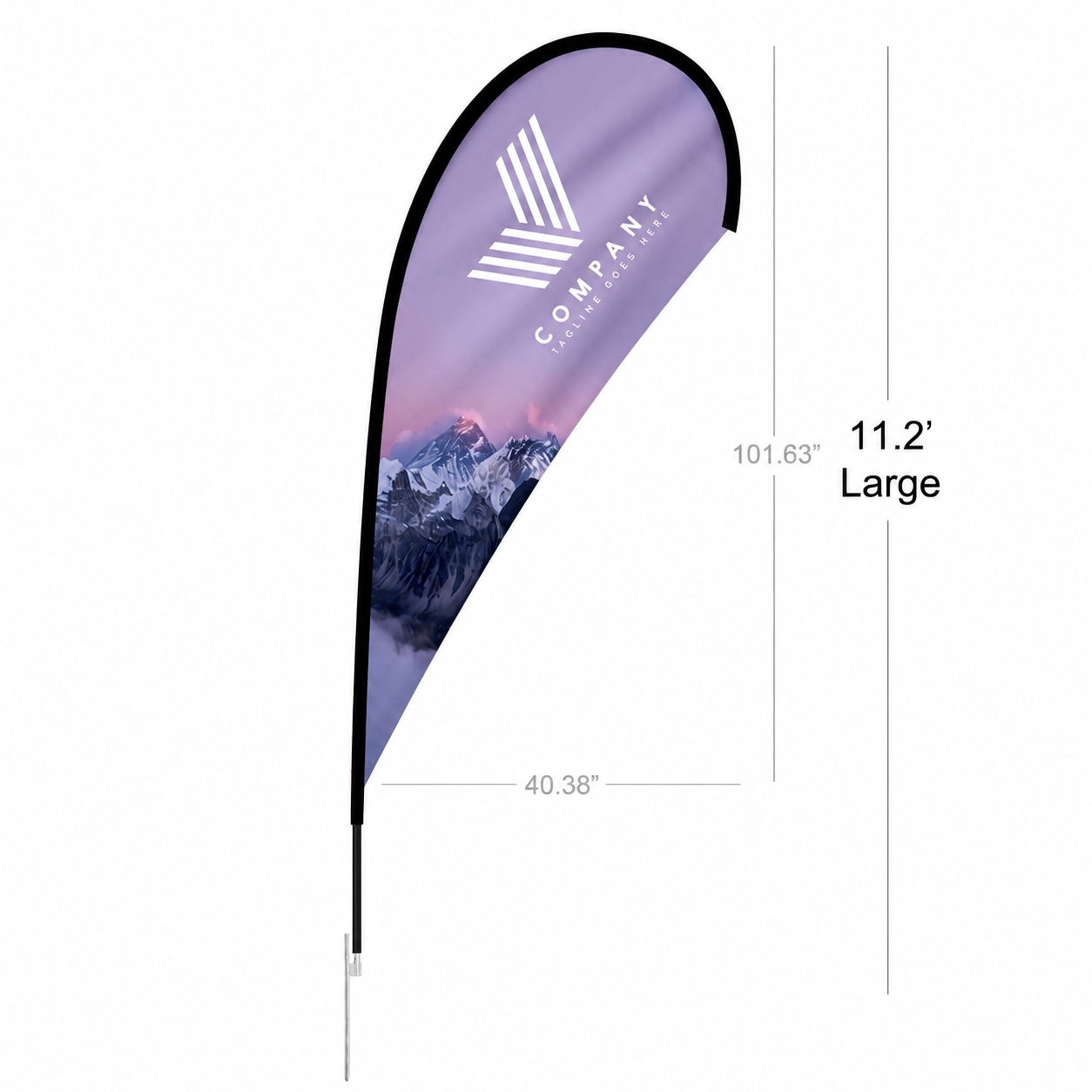 Teardrop Flag