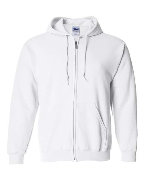 white  hoodie zip up