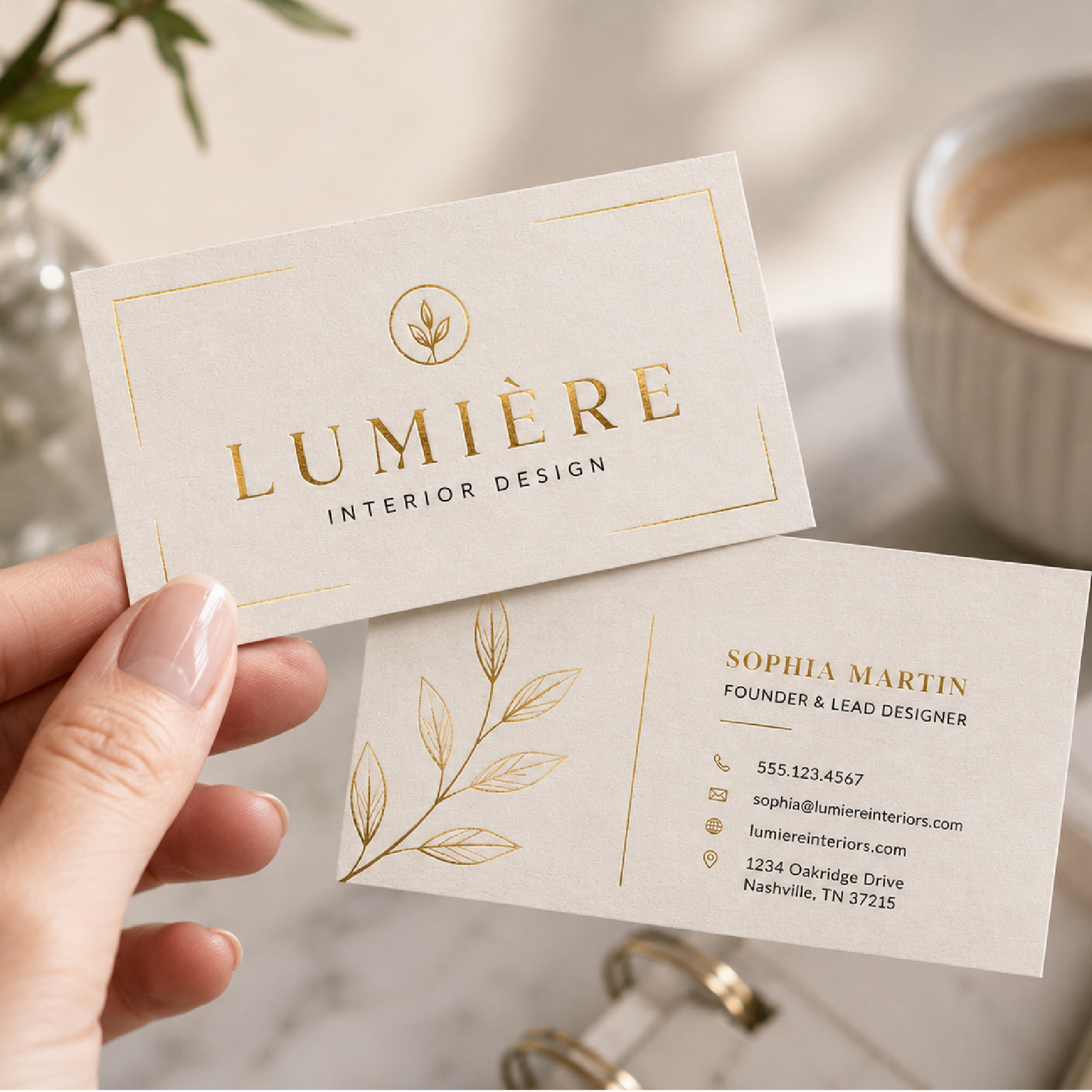 Foil Business Card 2