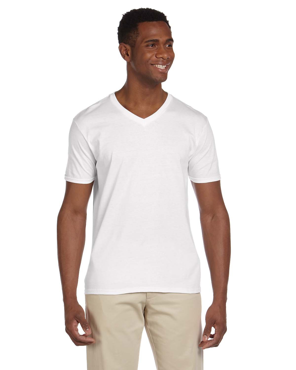 Gildan Adult Softstyle® Adult 4.5 oz. V-Neck T-Shirt 17