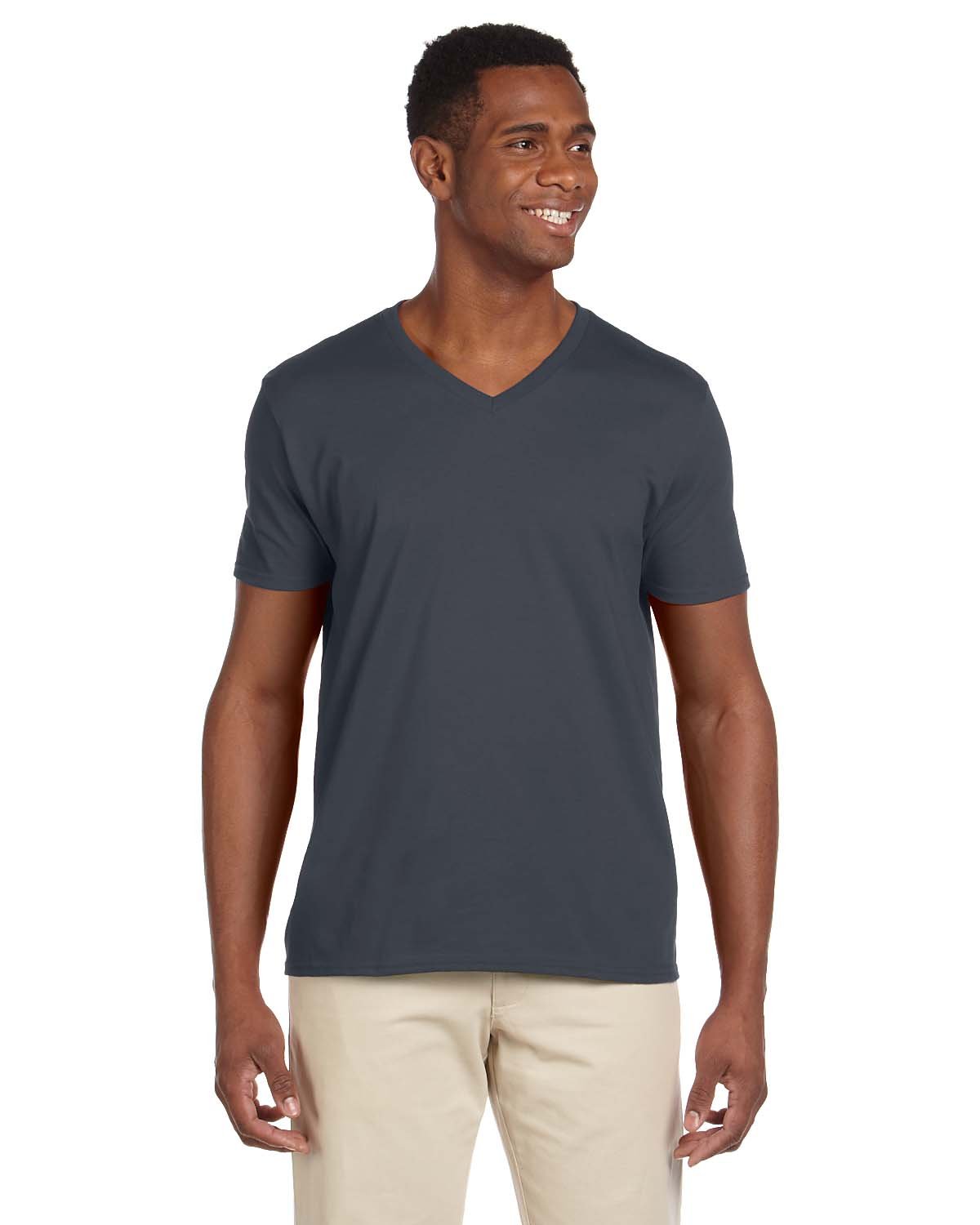 Gildan Adult Softstyle® Adult 4.5 oz. V-Neck T-Shirt 15
