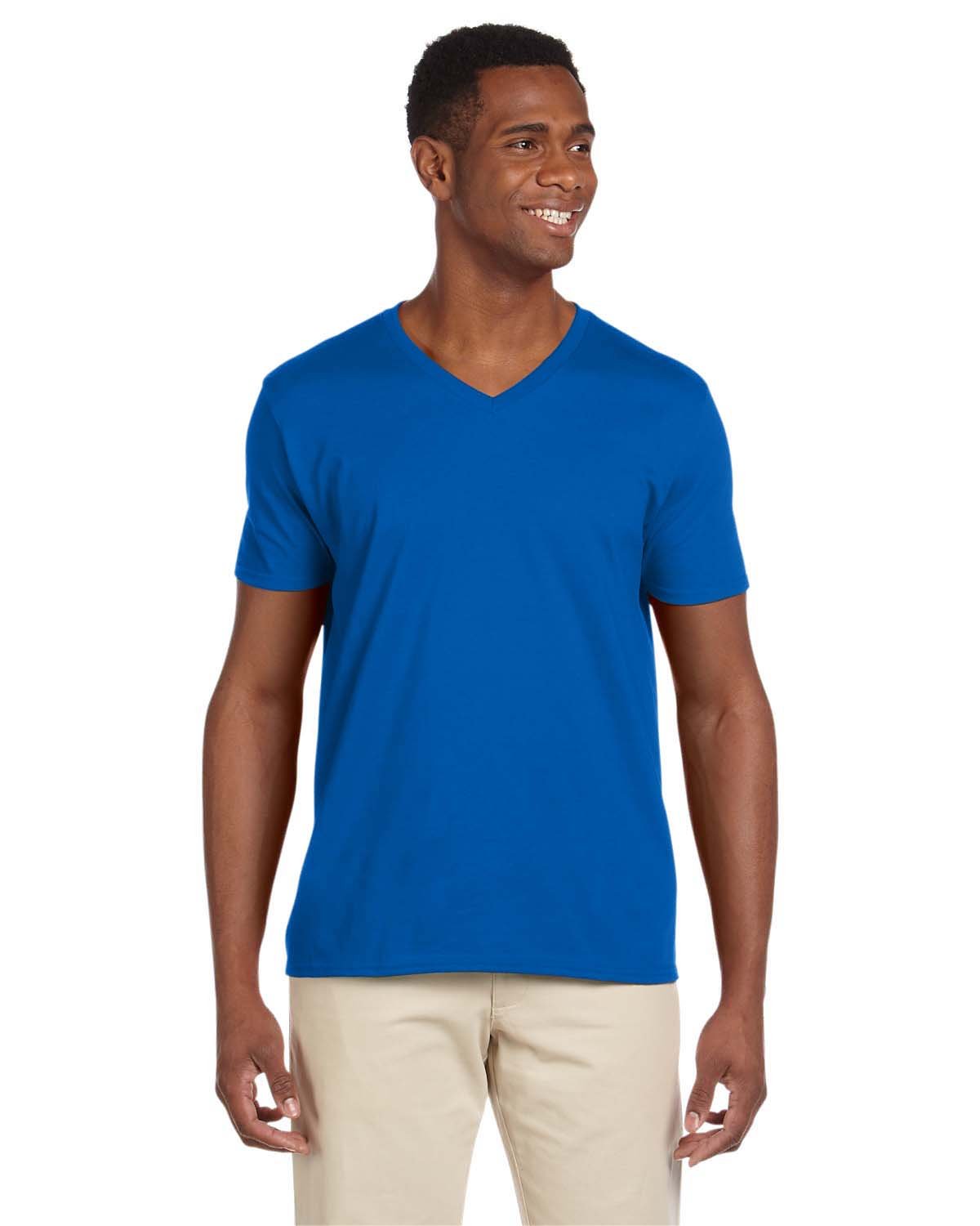 Gildan Adult Softstyle® Adult 4.5 oz. V-Neck T-Shirt 21