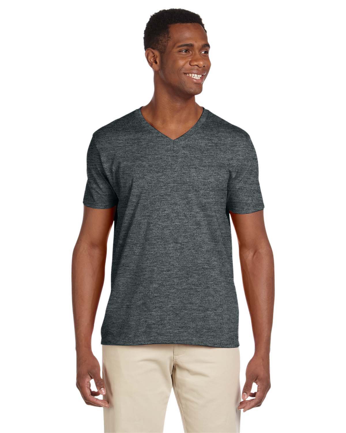 Gildan Adult Softstyle® Adult 4.5 oz. V-Neck T-Shirt 22