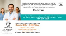 Family Dentistry Postcard 2 