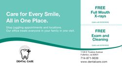 Family Dentistry Postcard 3 