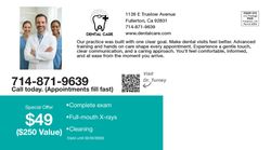 Family Dentistry Postcard 10