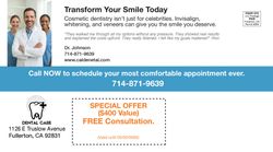 Cosmetic Dentistry Postcard 5