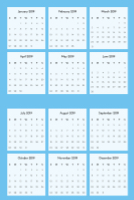 Design 3 Extra Page 9x12 Year-at-a-Glance 2-page