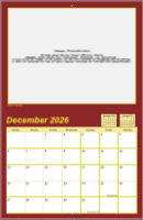 8.5x11 Kappa League Calendar