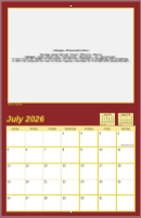 8.5x11 Kappa League Calendar