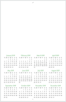 Extra Page  8.5x11 Year-at-a-Glance 1-page Design 4